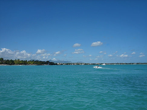 Blick auf Mauritius