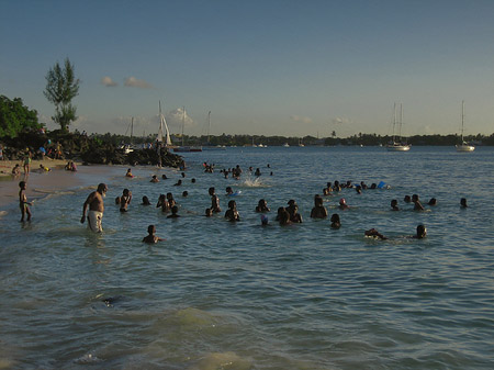 Strand von Grand Baie Foto 